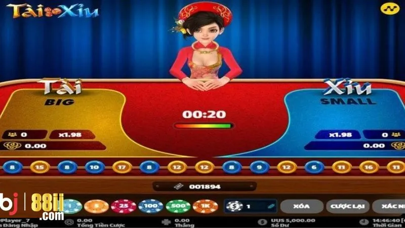 Tài Xỉu BJ88 - Tài Lộc Bất Tận 1 Cách chơi tài xỉu đơn giản nhất